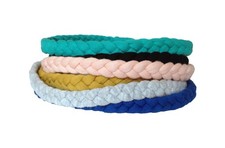 6-Piece Braided Headbands for Women - Workout Sport 6 Count Pack of 1