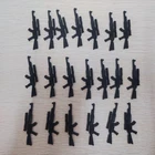 Lot of 20pcs 1:18 scale 8x-scoped AK Rifle Gun Black for 3.75" GI Joe Figures