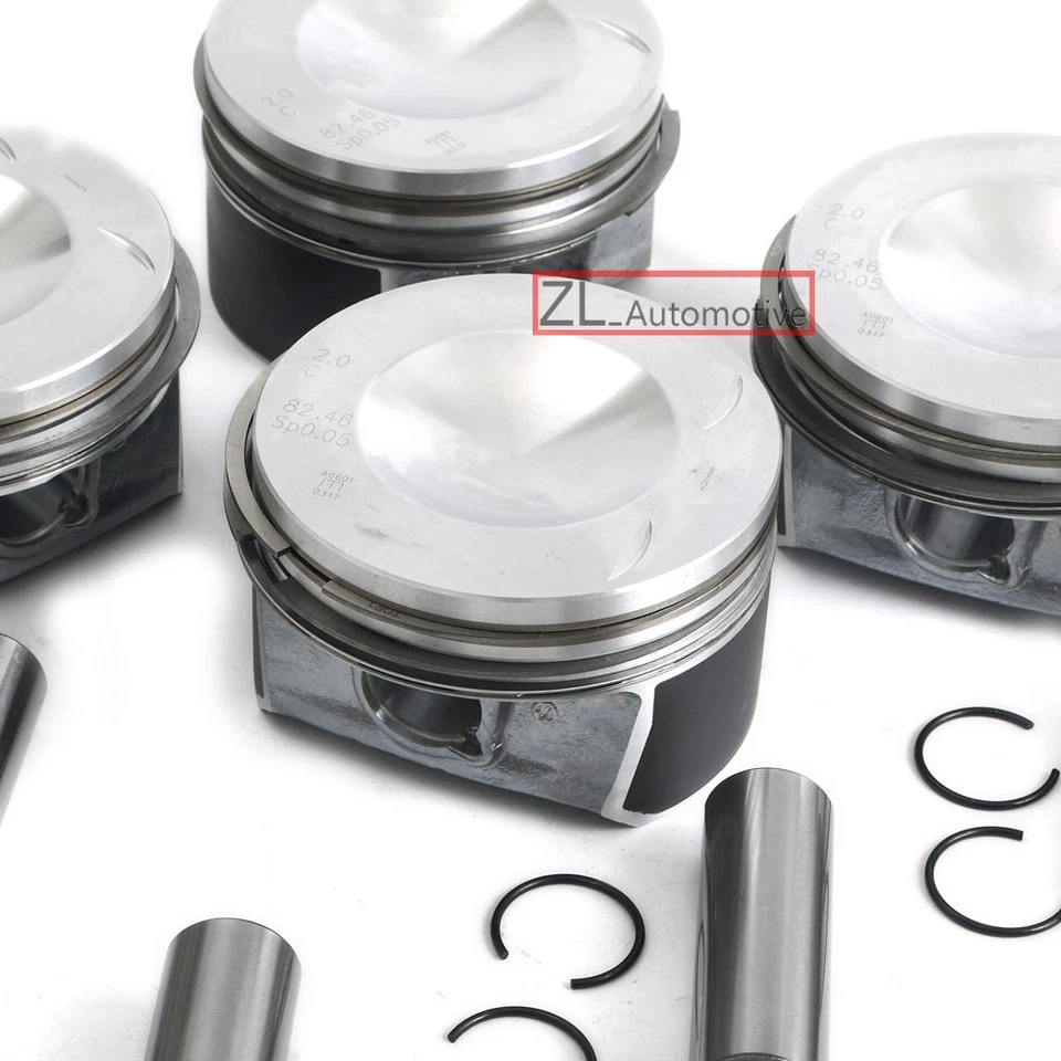 Engine Overhaul Piston Water Pump Timing Kit For Audi VW GTI 2.0 TSI AXX BWA - Image 2 of 4