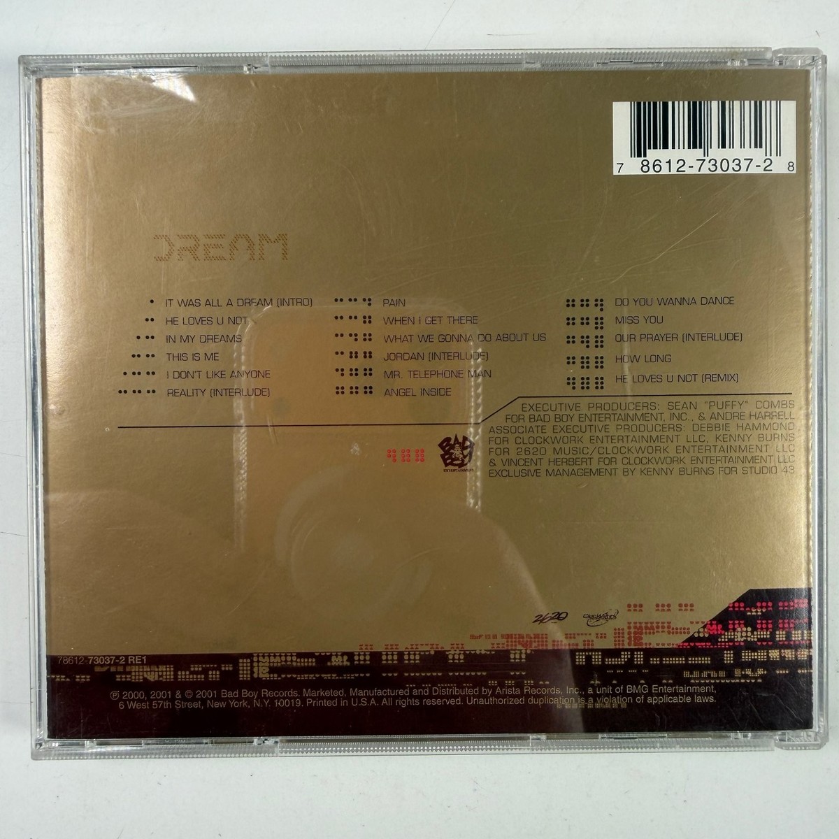 DREAM – It Was All A Dream CD 2001 Pop R&B Bad Boy Records | eBay