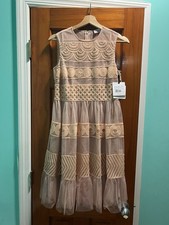 Red Valentino Sequined Orange/Pink Mini Dress...