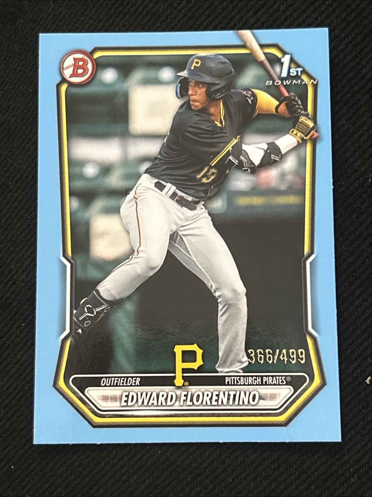 2026 Bowman 1st Edward Florentino Sky Blue Parallel /499 #BP-82
