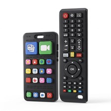 Phone Remote Teethers for Baby, Teething Toys for Baby 3 6 12 18 Months, TV R...
