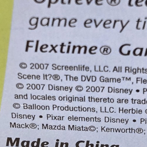 Disney Deluxe Scene It? 2nd Edition DVD Game in Tin 2007, 2 DVDs Kids & Adult Qs - Picture 10 of 11