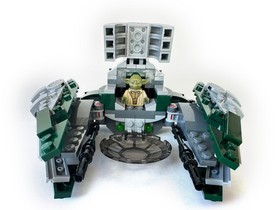Lego Star Wars Yoda's Jedi Starfigher 75168 with alternate minifigures