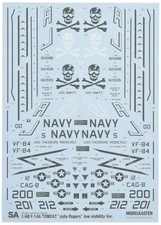 Modelkasten 1/48 F-14A Tomcat Jolly Rogers Low Visibility Decals DC-12