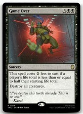 Game Over MTG Commander: Teenage Mutant Ninja Turtles 18 R NM