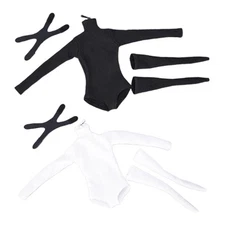 1/6 Scale Short Bodysuit Rompers Fashion Cosplay Dolls Dress up Accessory Gym