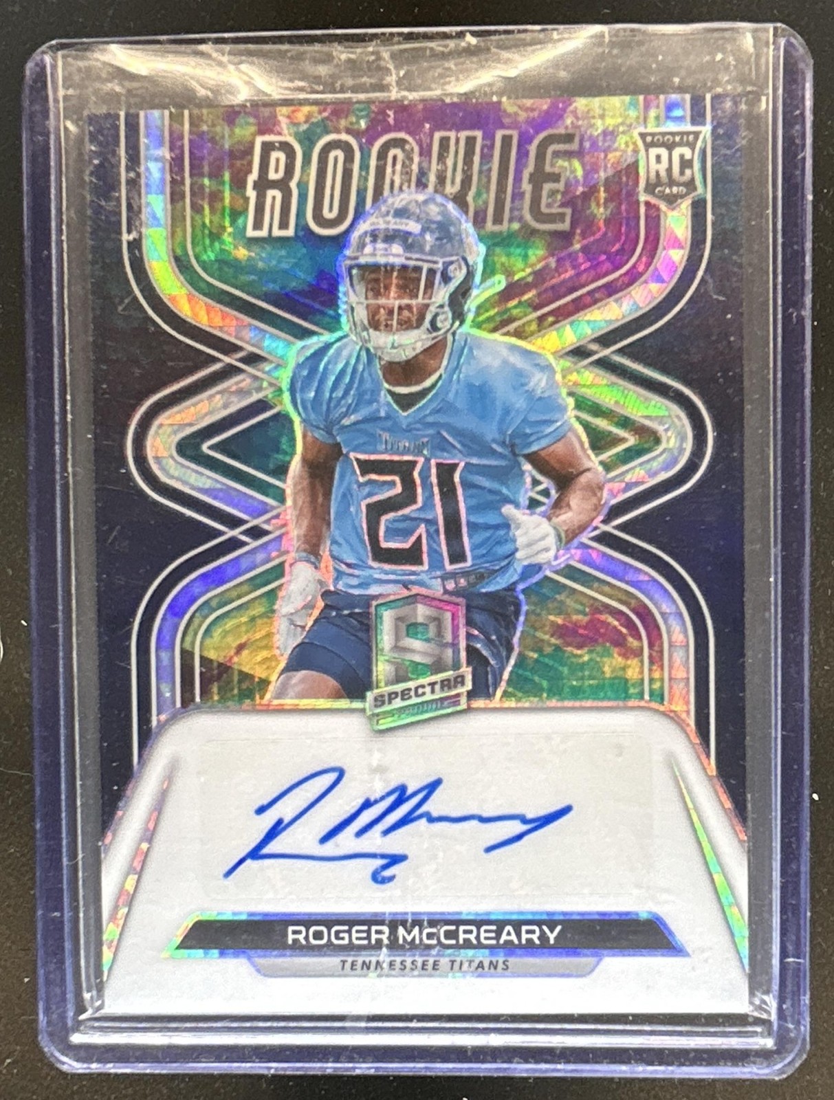 Roger McCreary Panini Spectra Rookie Autographs #16 Celestial