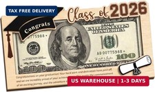 Graduation Money Holder 2026-Wooden Cash Gift Idea for Her Him,Class of 2026
