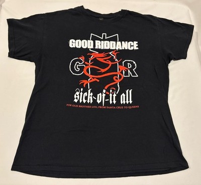 Good Riddance / Sick of It All Punk Band Concert Tour Shirt (Large)