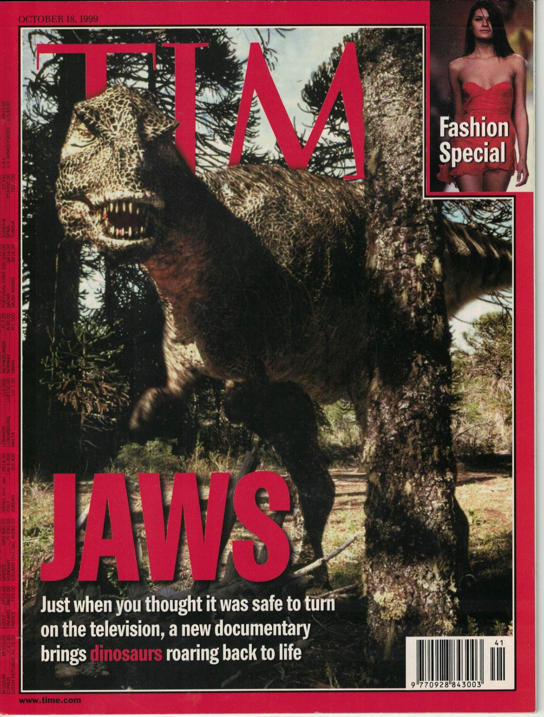 TIME Magazine October 18, 1999 International Edition Softcover