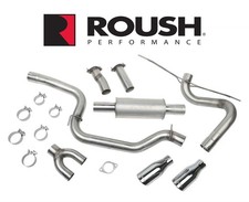 2013-2018 Ford Focus Roush 421610 3 Cat Back Performance Exhaust System W Tips