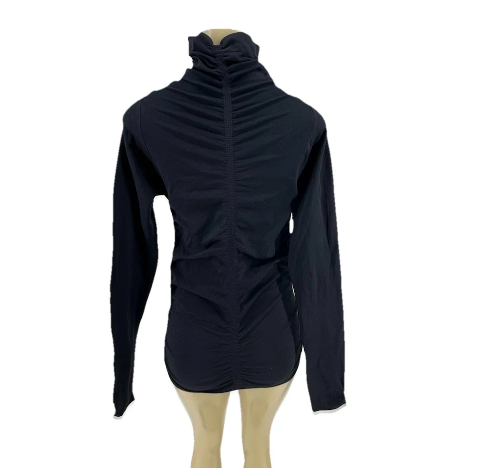 Top Last Tango Talla M/L Mujer Manga Larga Sin Costuras Cuello Simulado Negro Elástico L2 Foto 3 de 4