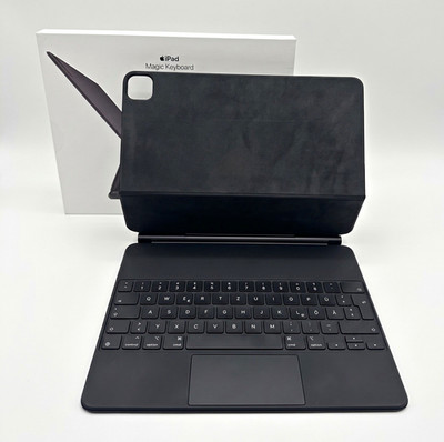 Apple iPad Magic Keyboard Tastatur Dock QWERTZ Deutsch mit Touchpad Schwarz