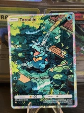 Totodile - Holo Fan Card Pokemon TCG Pocket Art | Wisdom of Sea and Sky (A4)