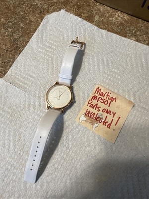 Martian MPS01 White Tone Quartz Women's Watch Untested  Parts Only