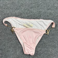 Women's Victoria's Secret Pink Shimmer Chain Bikini Bottom Size S