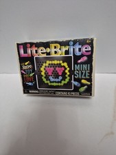 Lite Brite Mini Size Magic Screen Retro Toy Hasbro Basic Fun 92 Pieces NEW