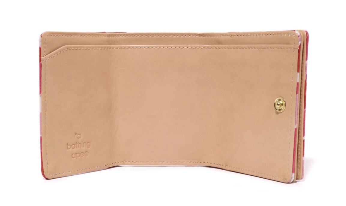 Authentic a bathing ape bape women's abc camo wallet pink new sale