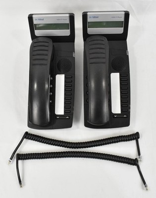Lot of (2) Mitel 5304 IP VoIP Business Display 2 line Phones 51011571