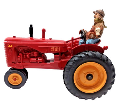 1998 Ertl Die-Cast FOXFIRE FARM Matt'' #22 Massey Harris 44 Tractor NIB!!! Calf