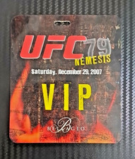 UFC 79 TICKET CREDENTIAL VIP Liddell vs. Wanderlei Silva  PSA WILL GRADE!