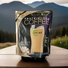 High Protein Iced Coffee, Vanilla, 15.8 oz (448 g)