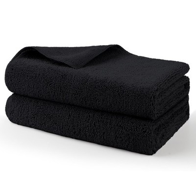HOMEXCEL Professional Large Microfiber Car Drying Towels 31 x 24 Inch, Black 