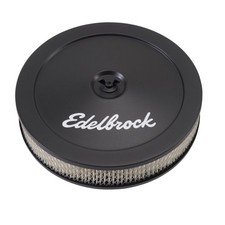 Edelbrock 1203 Pro-flo Black 10 Round Air Cleaner W2 Paper Element Edelbrock 1203 Pro-flo Black 10 Round Air Cleaner W2 Paper Element