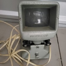 Zeiss moviskop vintage film viewer, lights up