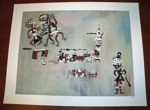 Jim James Flora Art Print Station Master's Daughter #18/20 Record Album Poster - Picture 2 of 4