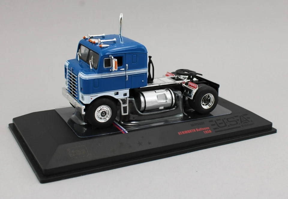 1:64 IXO Models *BLUE & WHITE* 1950 Kenworth Bullnose COE Semi Truck *NIB* - Image 3 of 4