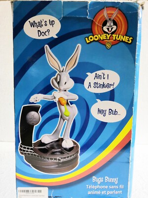 ルーニーチューン　トゥイーティー　電話　コードレス Telemania Bugs Bunny Animated Talking Cordless Telephone