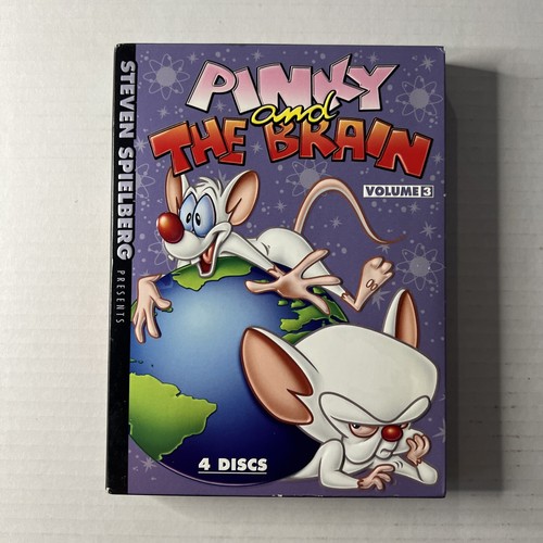 Pinky and the Brain - Vols. 1-3 (DVD, 2007, 12-Disc Set) Buy 2 Get 1 Free - Picture 4 of 11