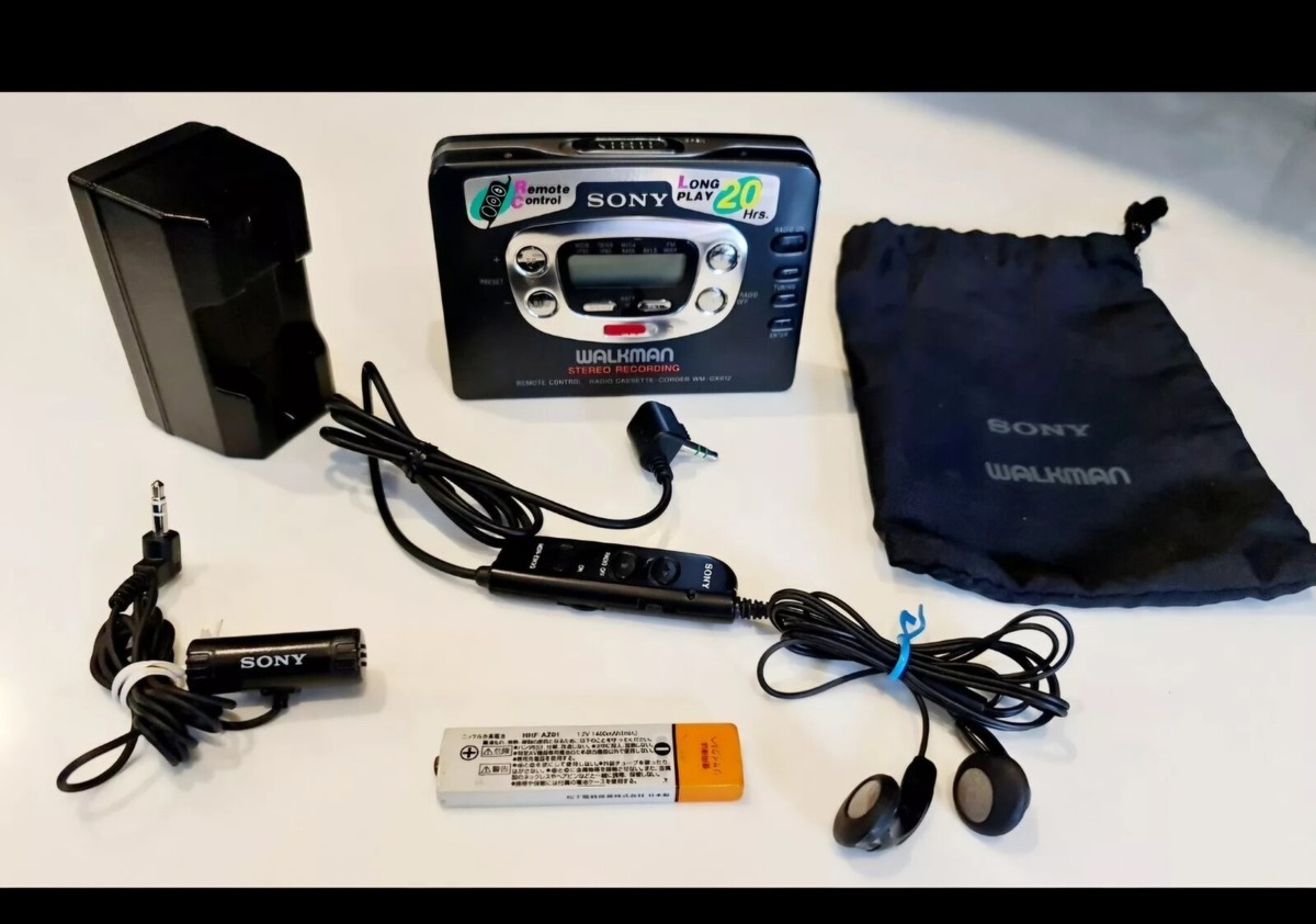 Vintage Sony Walkman wm-GX612 Recording Walkman Radio