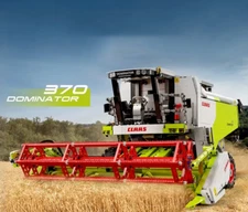 MOC CaDA Dominator 370 Harvester Building Blocks 4567Pcs 1: 17 CLAAS RC