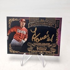 Yasmany Tomas 2015 Topps Five Star Golden Graphs Purple /25 Rookie Auto RC. PO