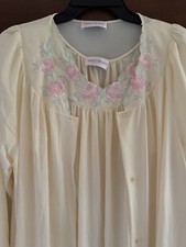 Vintage Shadowline gown Robe Set Full Length Maxi USA Sz S Gown Size M Robe