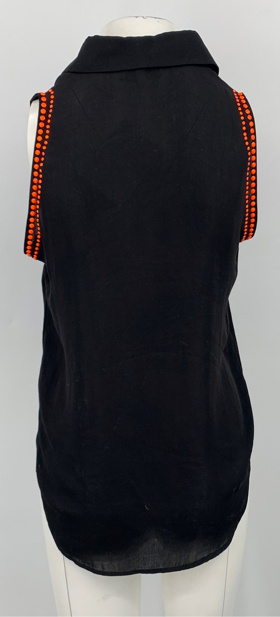 【海外限定】Sandroワンピース☆Sleeveless button-up stretch-w FITTED_NON_IRON_STRETCH_SUPIMA