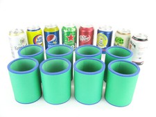 8er Set Getränkekühler für 0,33L Dosen - Dosenkühler Bierkühler Neoprenkühler 