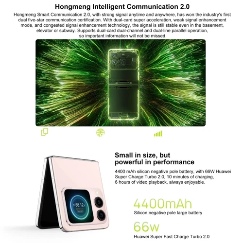 Nuevo teléfono plegable Huawei con HarmonyOS 4.2 y 5G, perfecto para streamers - Imagen 7 de 22