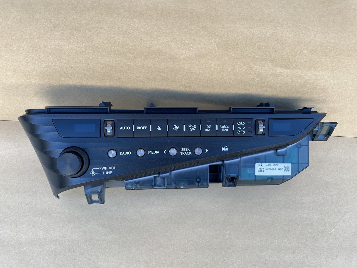 2019-2021 LEXUS ES300H ES350 CLIMATE HEATER HEAT AC CONTROL PANEL