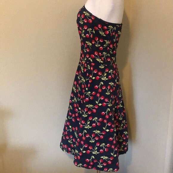 Ruby Rox Cherry Strapless Dress Size 11 - image 4