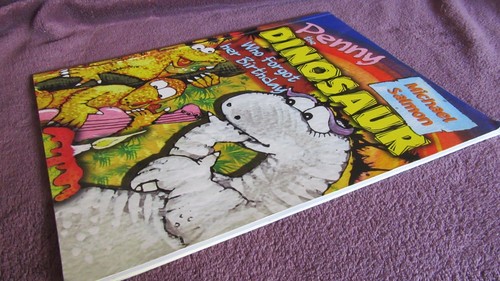 PENNY the Dinosaur WHO Forgot her BIRTHDAY ~ MICHAEL SALMON. RARE LARGER sc - Picture 2 of 12