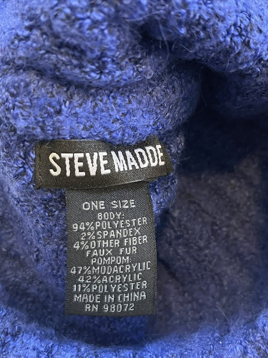 Levi's Heathered Rib Knit Fashion Beanie in Blue for Men