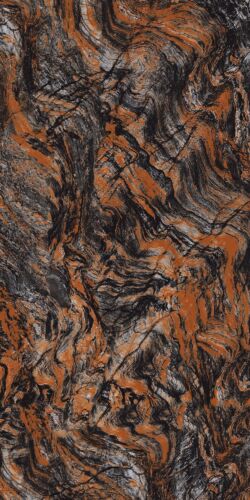 Joblot Porcelain Tile : Cinder Wave, High Gloss, 600x1200 - Picture 3 of 3