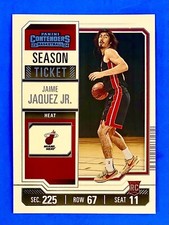 2023-24 Panini Contenders Basketball Season Ticket Jaime Jaquez Jr. RC #84 Miami