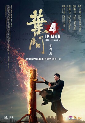 Free Same Day Shipping IP MAN 4 International Version Borderless 11x17 Poster