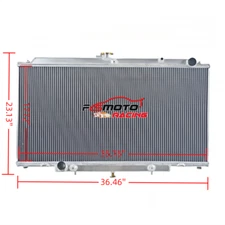 Aluminum Radiator For 1997-2001 Nissan PATROL Y61 GU 2.8/3.0 4.2L TD Diesel AT